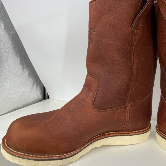 Chippewa Men's Tan Leather Western Boots - Picture 5 of 9